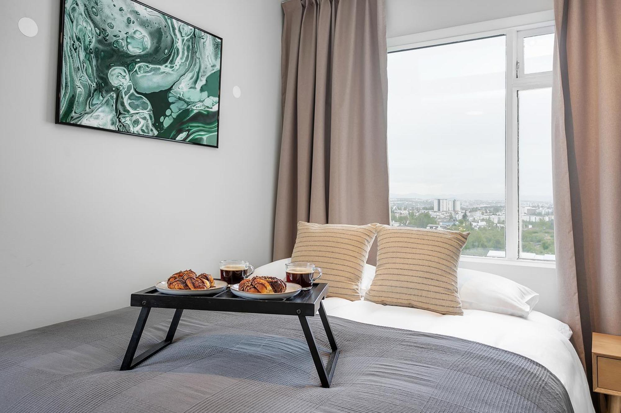Charming Studio - Stunning Panorama View Reykjavík Buitenkant foto